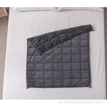 Cobertor pesado de 5 camadas de lã de cristal